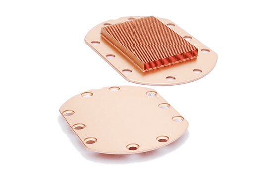 Copper Skived Fin Heat Sink Parts