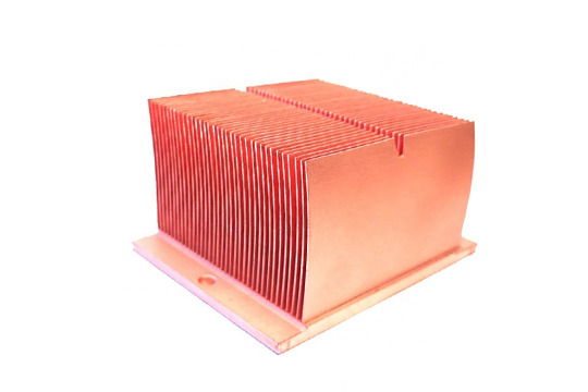 Copper Skived Fin Heat Sink Parts